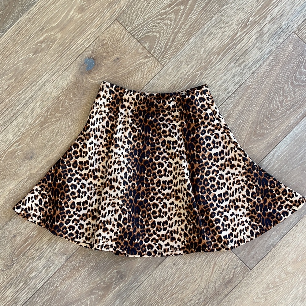 New Leopard Print Skater Skirt From Francescas - image 2